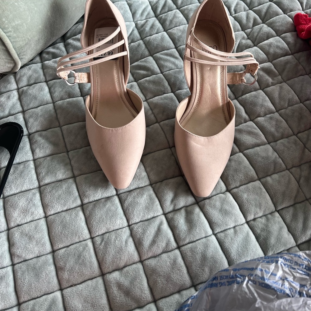 Impo Nude Strappy Heels-New Size 9